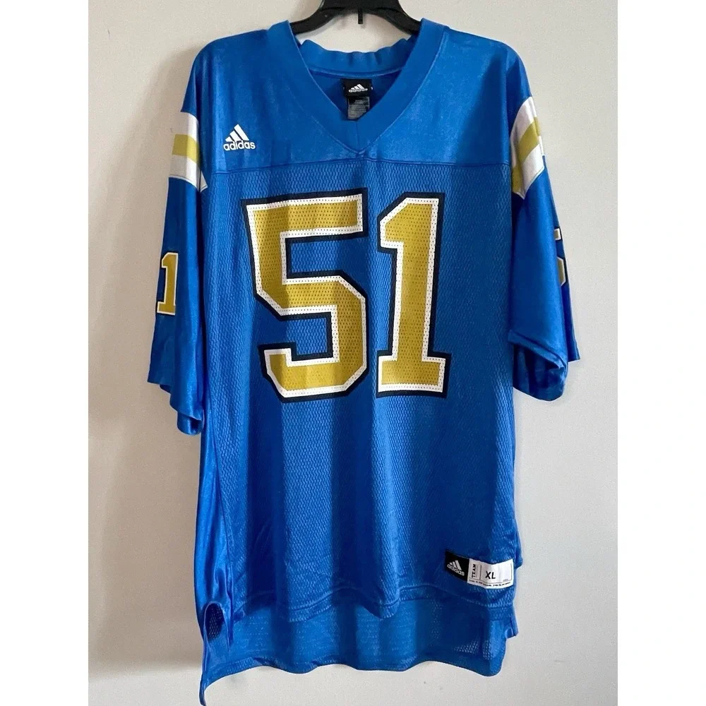 Adidas UCLA Bruins Football Jersey #51 Big 10 Mens Sz XL NCAA NFL NWOT